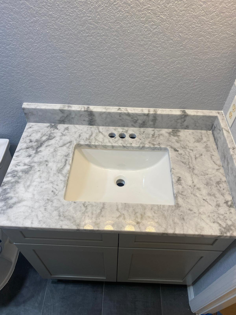 Finished Countertops with Custom Edge Profiles