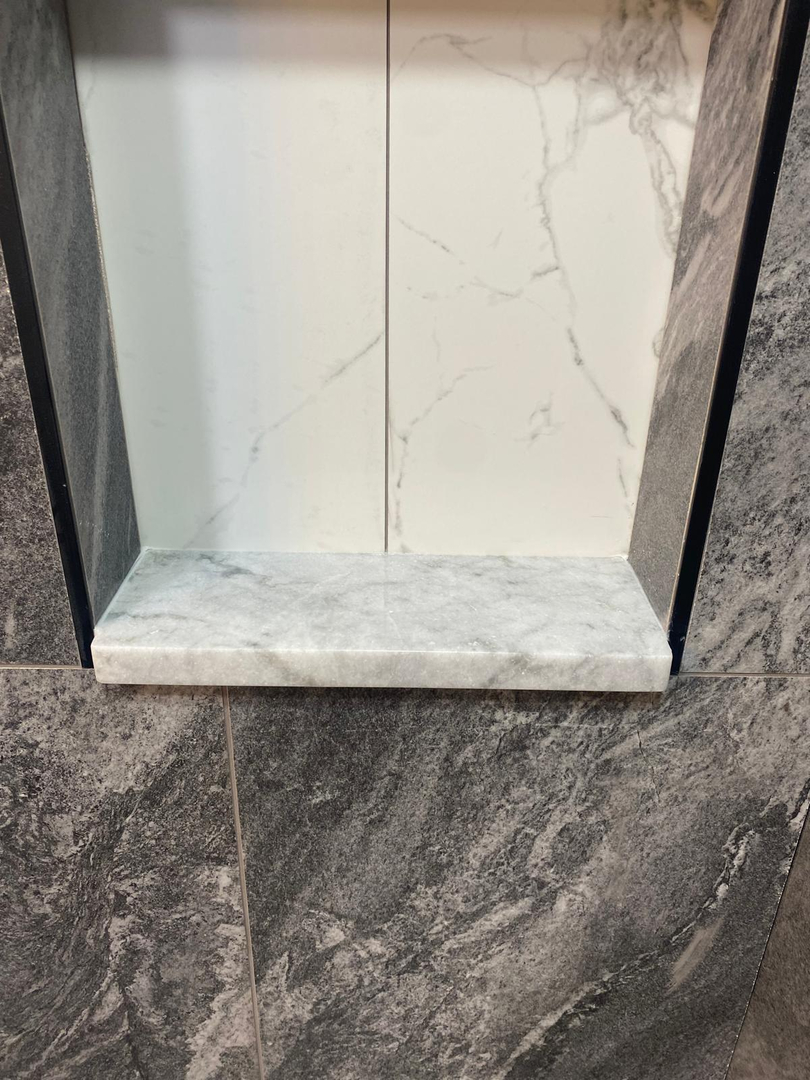 Statement-Making Waterfall Countertop Installation